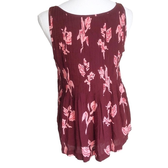Maeve Anthropologie Diana Floral Swing Tank  Top Size 0 - Picture 9 of 11